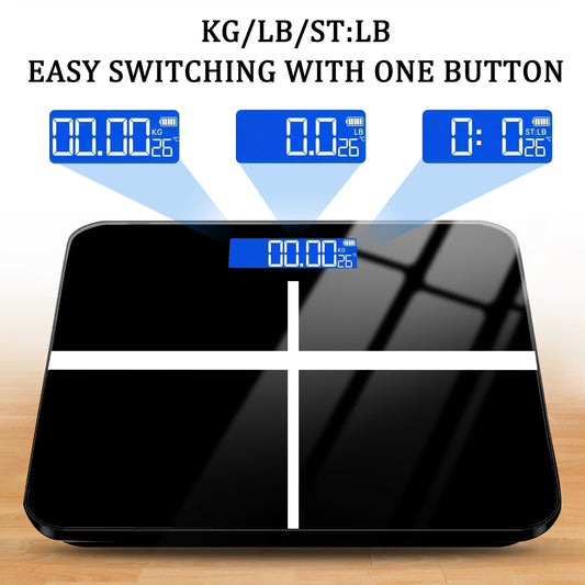 396-pound Weight Scale, Electronic Scale, High-precision Weight Scale,With LCD High-definition Display And Temperature Display Switchable KG,LB Units Durable And Safe, Suitable For Various Scenarios