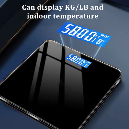 396-pound Weight Scale, Electronic Scale, High-precision Weight Scale,With LCD High-definition Display And Temperature Display Switchable KG,LB Units Durable And Safe, Suitable For Various Scenarios